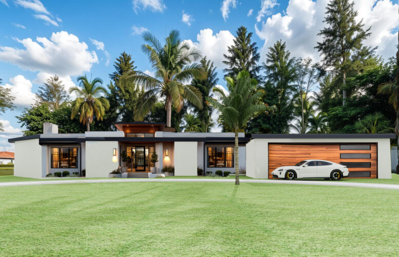 AI-generated modern render
